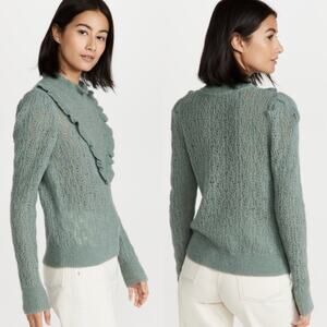 NWT Veronica Beard Sorina Sweater in Sage Green